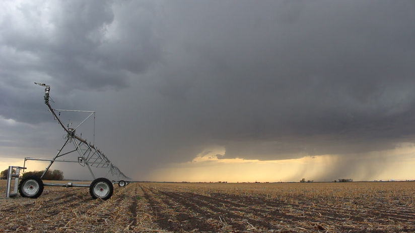 Rainstorm and Field